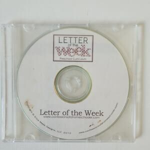 Letter of the Week Preschool Homeschool Curriculum Complete CD-ROM All-In-One